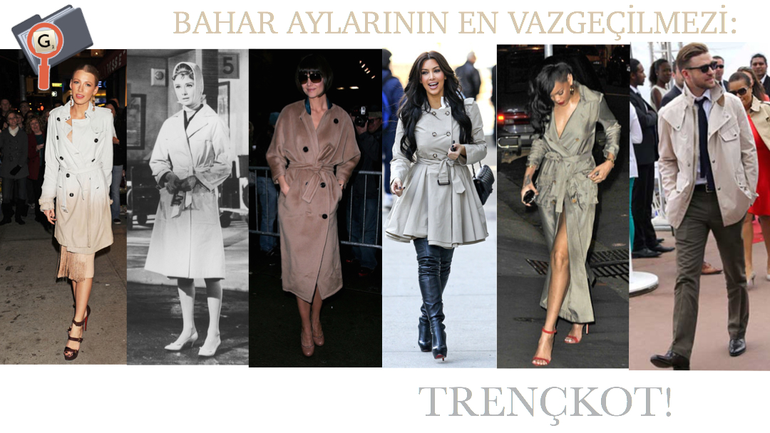 TÜM ZAMANLARIN EN ŞIK 41 ÜNLÜ TRENÇKOTU!